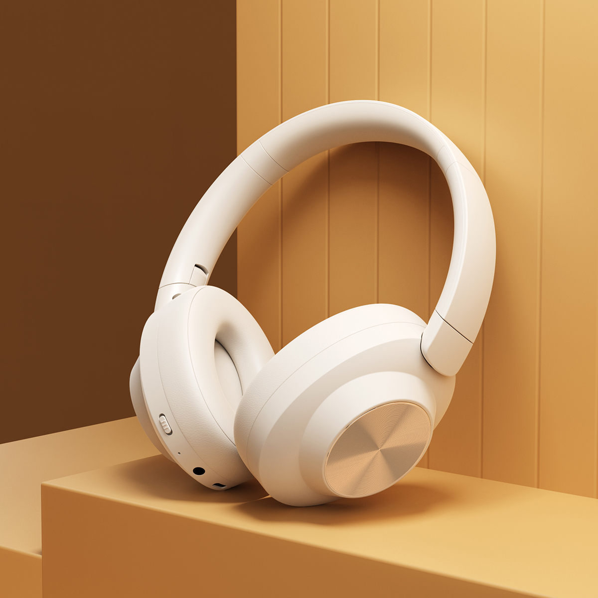 Customized LOGO Wireless Over-Ear Headphone with Cushion Design (10)