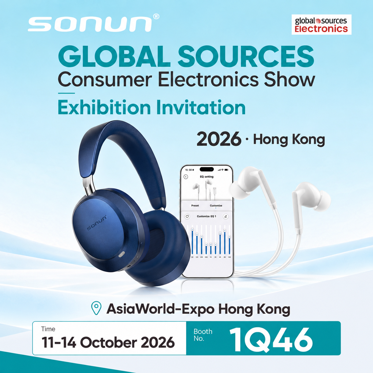 Visit Sonun at Booth 1Q46 from 11 to 14 October 2026